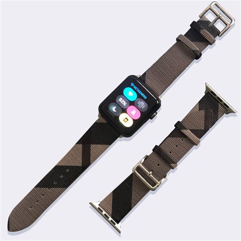 apple watch 7 burberry band|burberry watch band men.